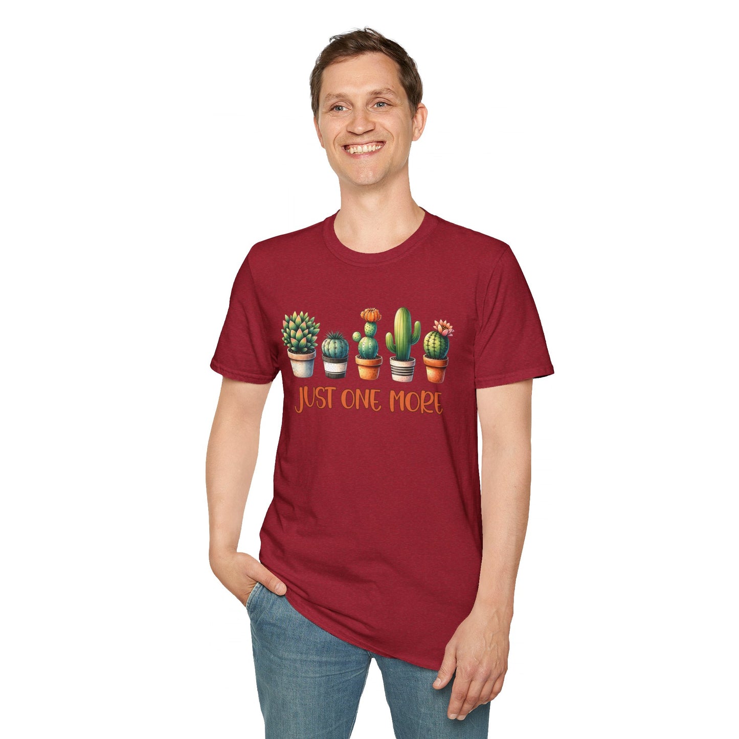 Just One More Cactus Unisex Softstyle T-Shirt