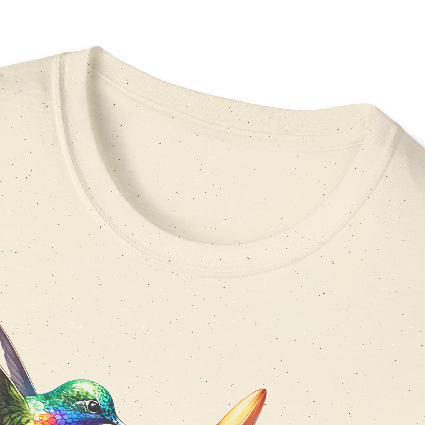 Hummingbird & Flowers Unisex Softstyle T-Shirt