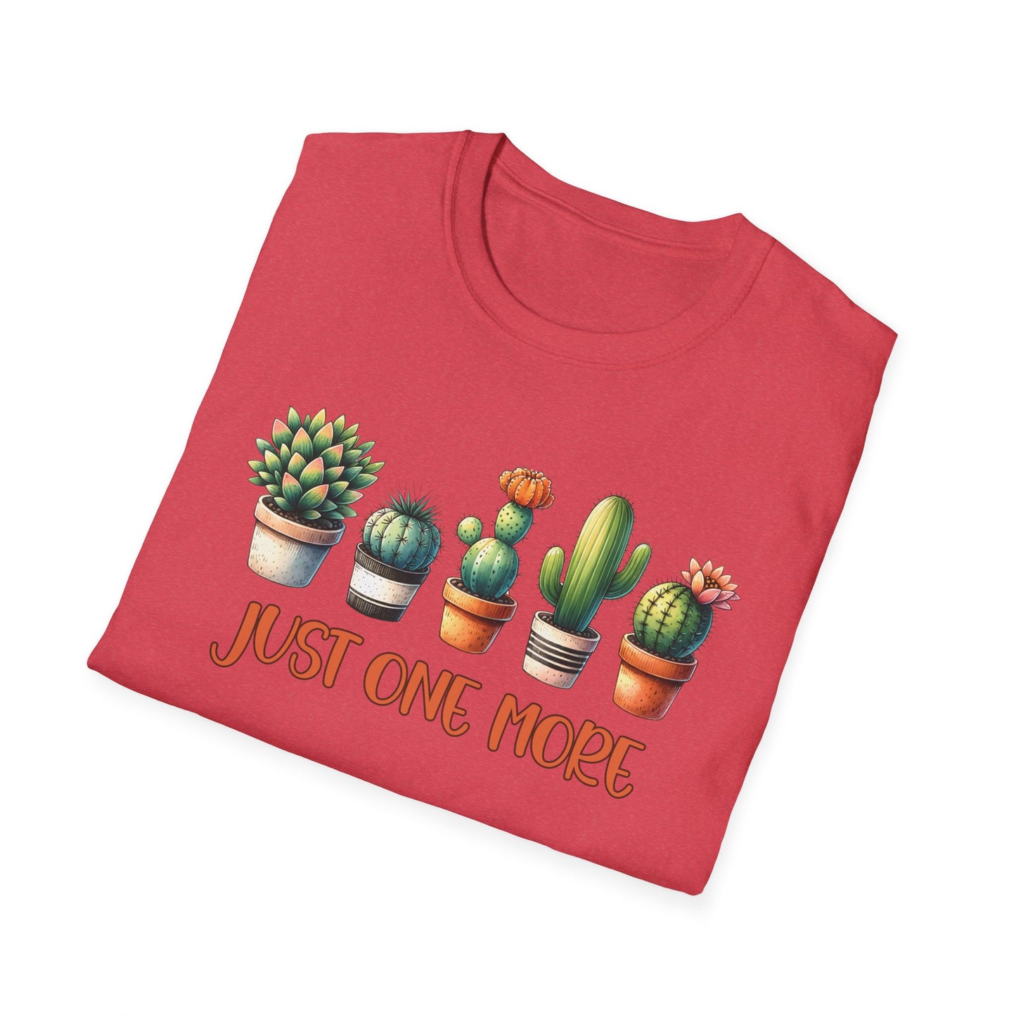 Just One More Cactus Unisex Softstyle T-Shirt