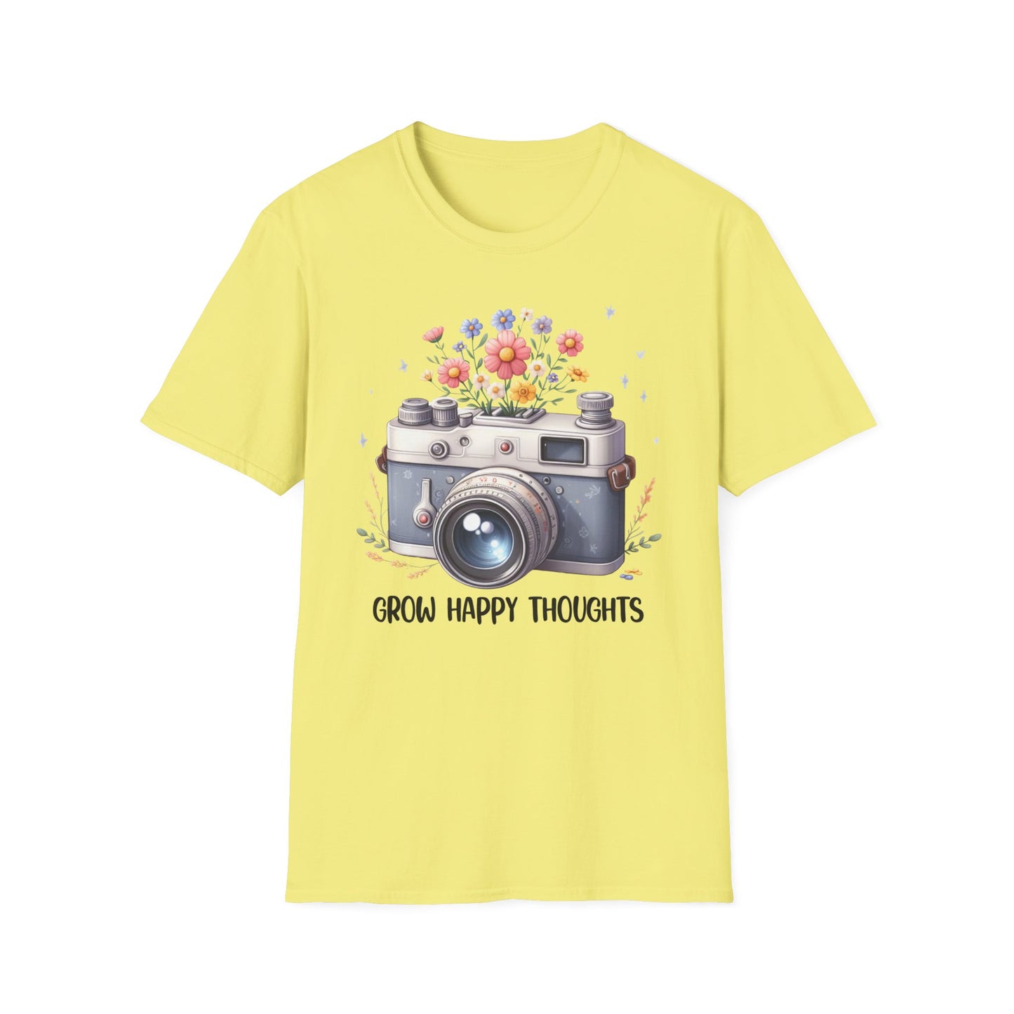 Grow Happy Thoughts Unisex Softstyle T-Shirt