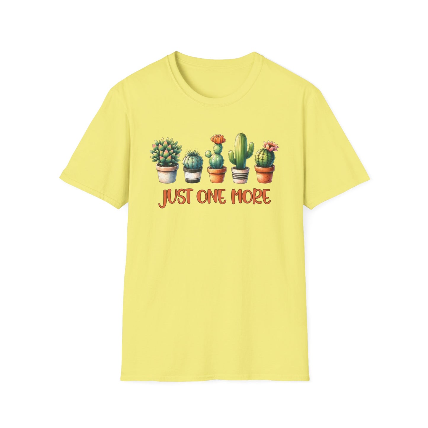 Just One More Cactus Unisex Softstyle T-Shirt