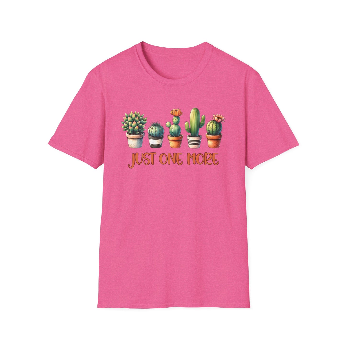 Just One More Cactus Unisex Softstyle T-Shirt