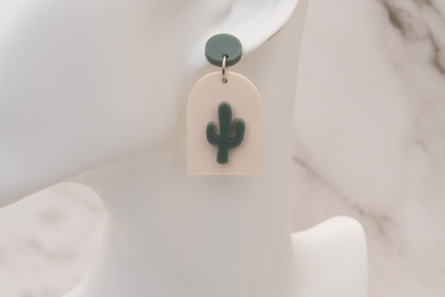 Cactus Arch Acrylic Pendant